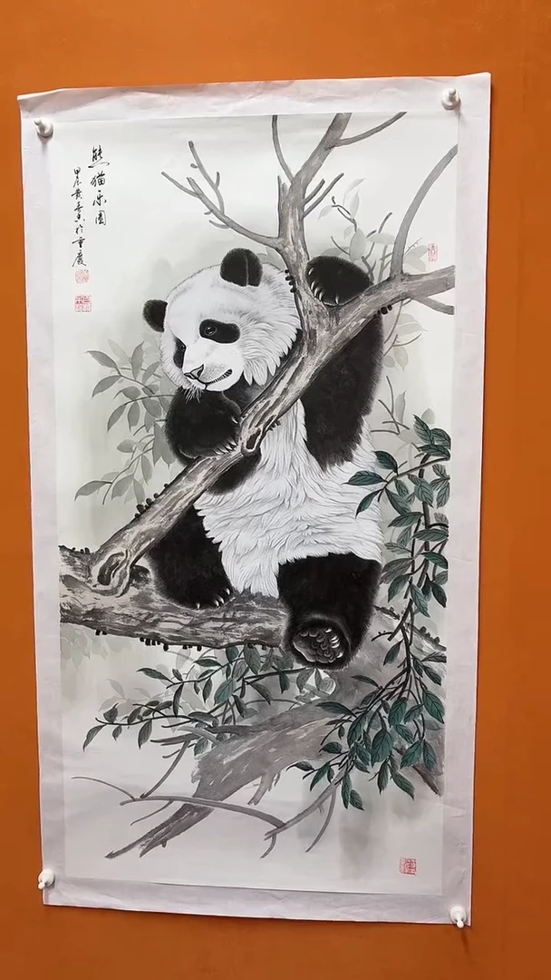 国画黄春香-国画工笔花鸟8平尺A0304