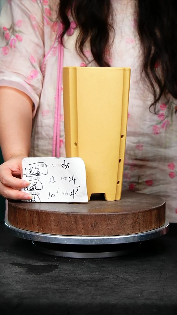 紫砂花盆565瑕疵紫砂花盆