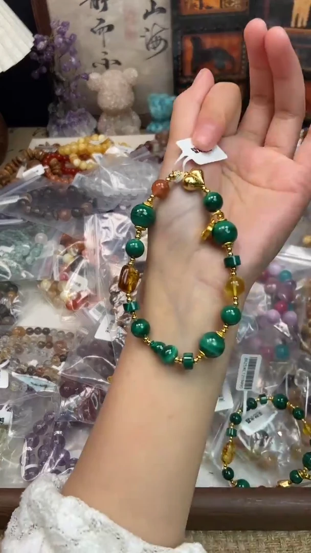 未镶嵌孔雀石手饰123