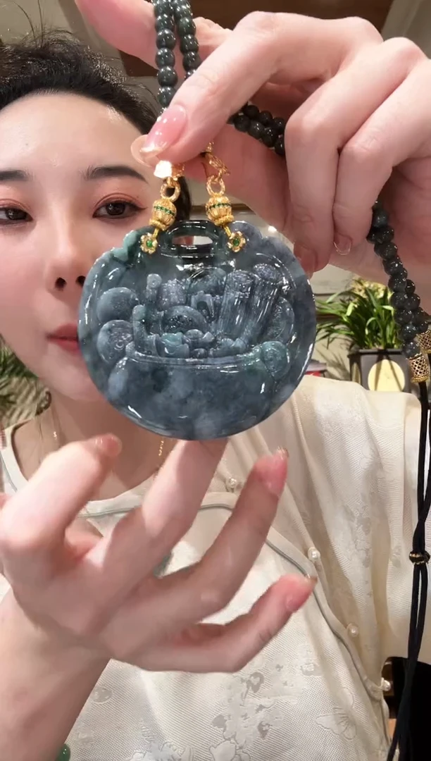 【闪购商品】翡翠颈饰未镶嵌国风