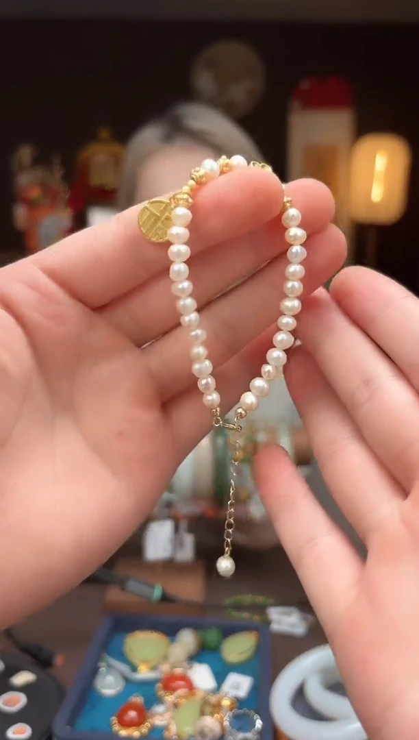 【闪购商品】淡水珍珠AB237珍珠手串未镶嵌-