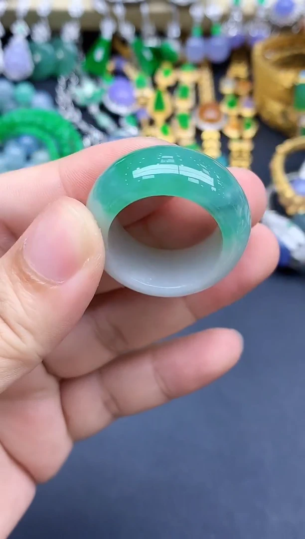 未镶嵌戒指翡翠538-中国好珍宝