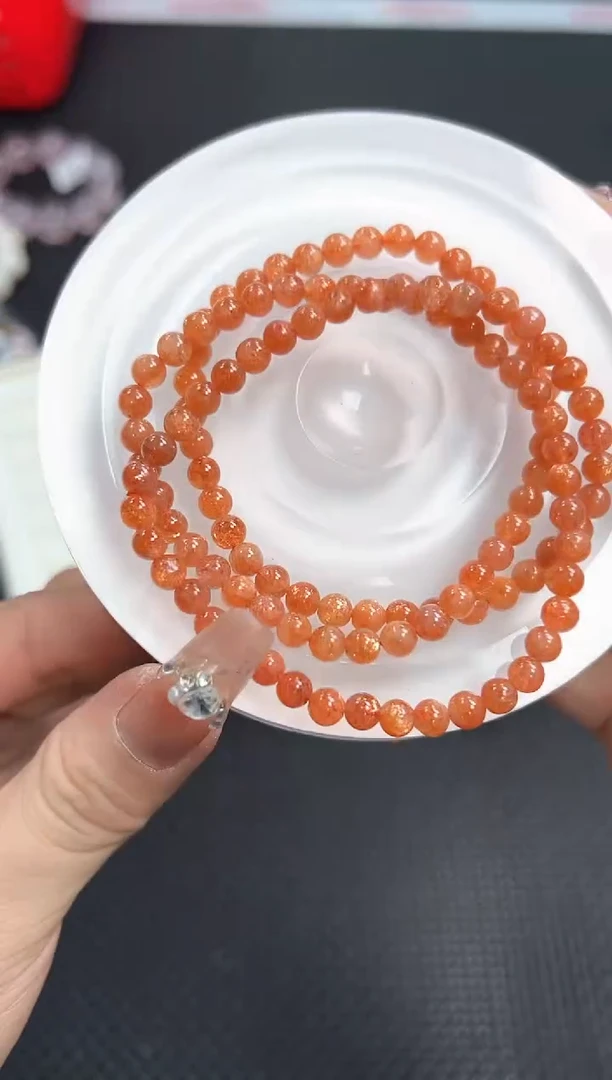 手链未镶嵌长石43j多样性发其一/1条5mm默认微瑕