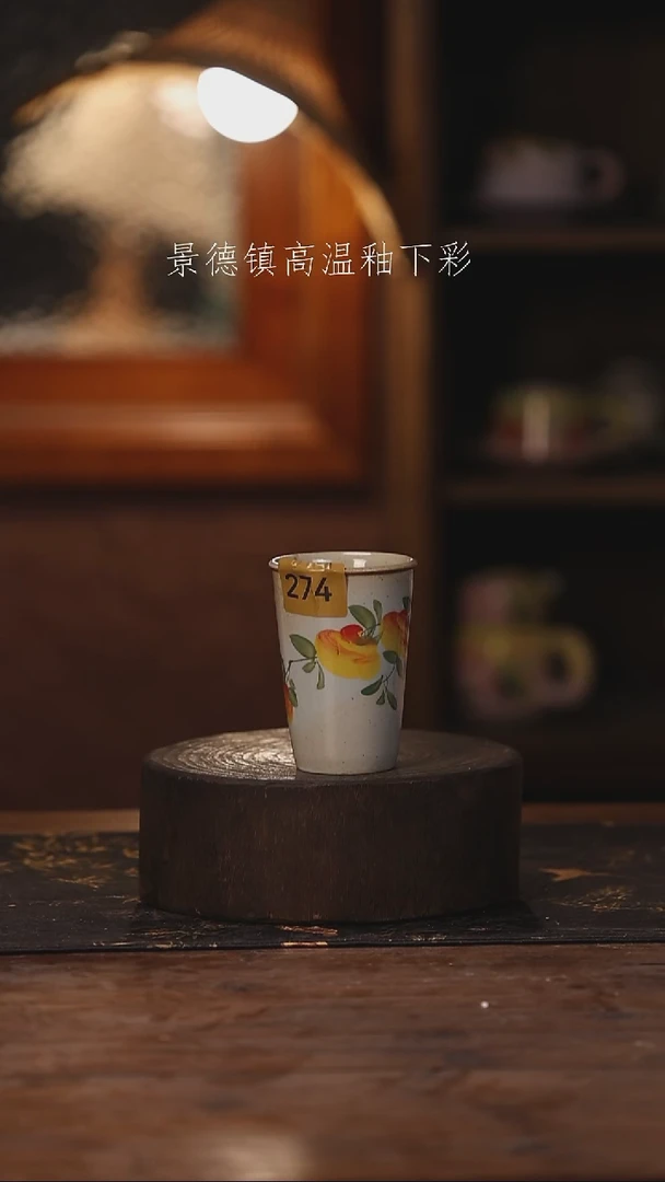 陶瓷景德镇高温釉下手绘陶瓷374