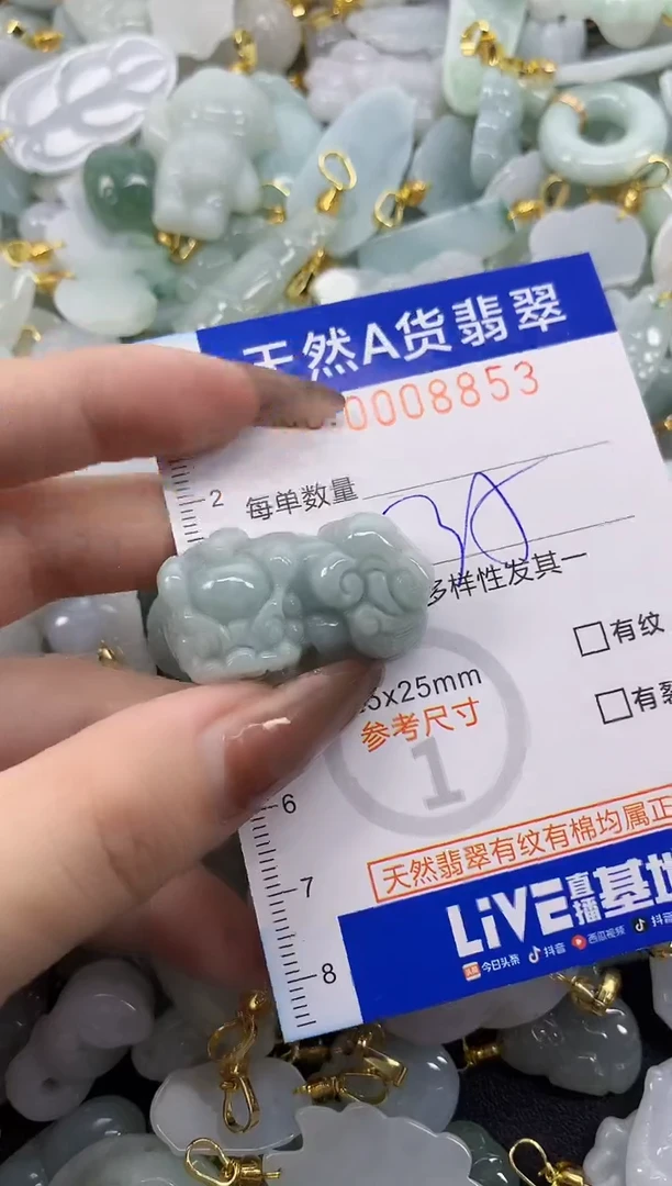 翡翠未镶嵌颈饰天然A货翡翠