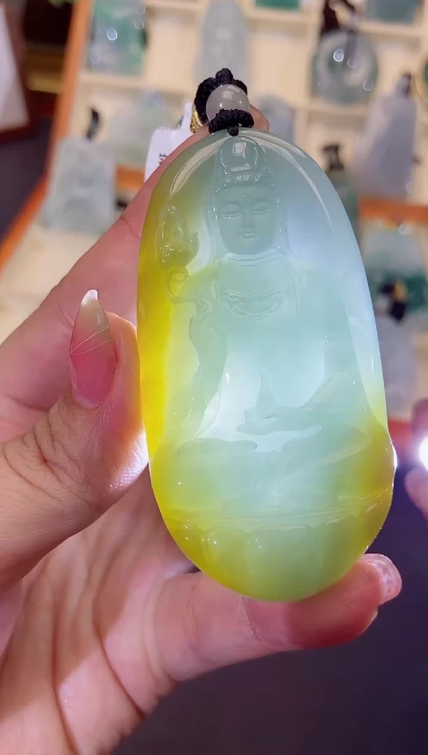 颈饰未镶嵌翡翠缅甸天然翡翠