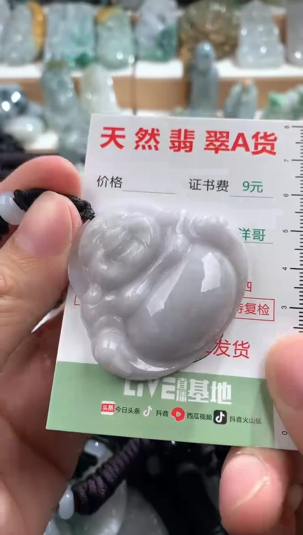 翡翠未镶嵌吊坠(不含链)1