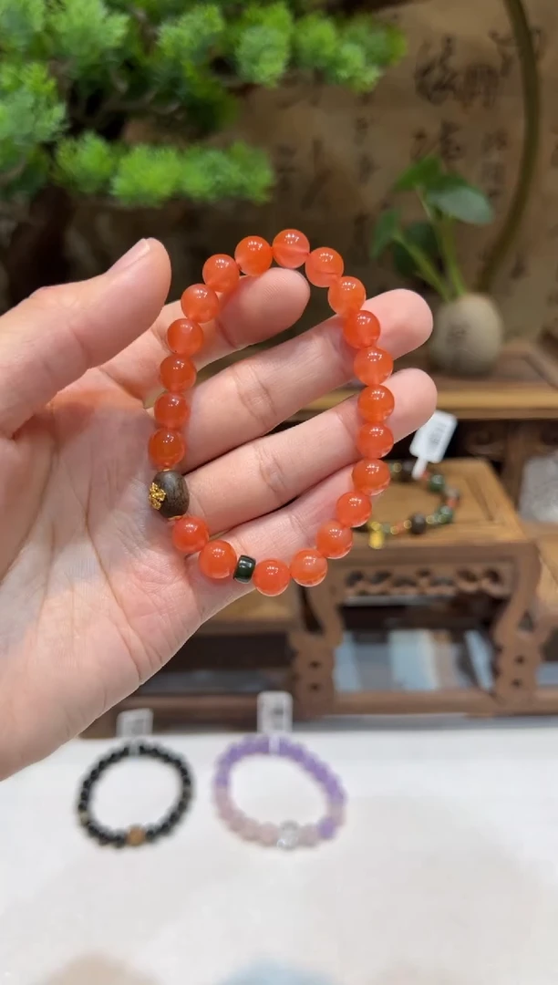 未镶嵌手链南红玛瑙手饰@@