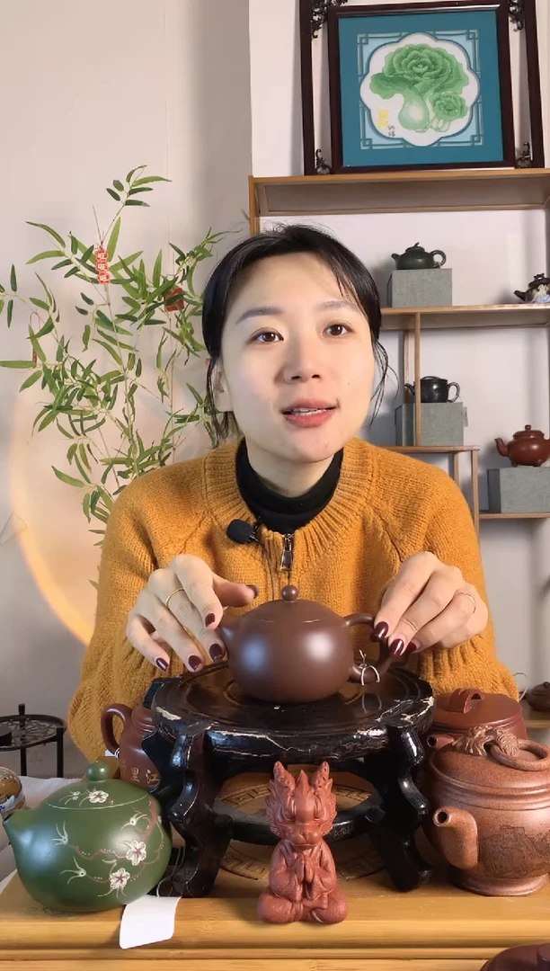 【闪购商品】紫砂茶壶紫朱泥卡盖西施