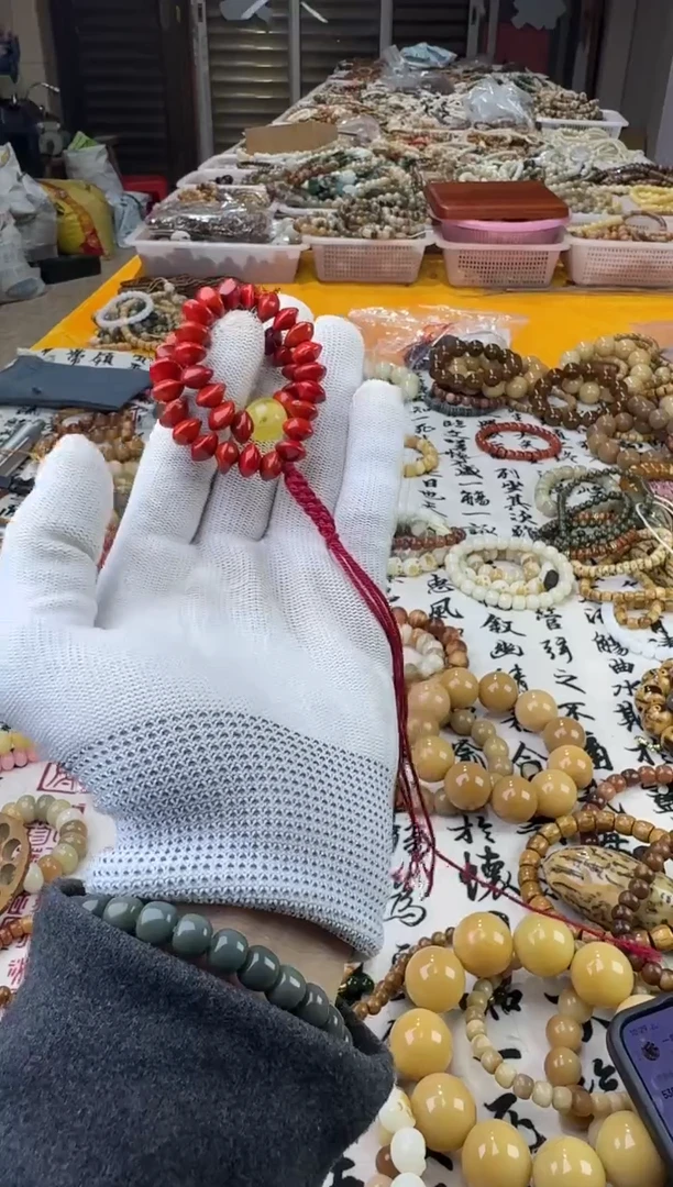 【闪购商品】菩提根/象牙果手串红豆搭配款