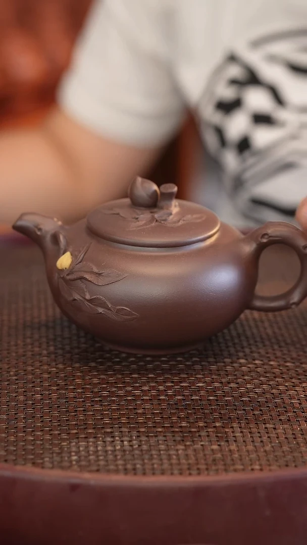 茶壶紫砂原矿手工制作