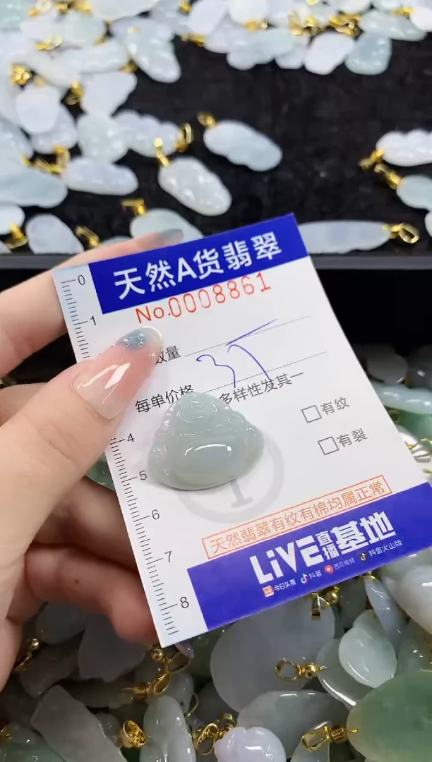 颈饰未镶嵌翡翠天然A货翡翠