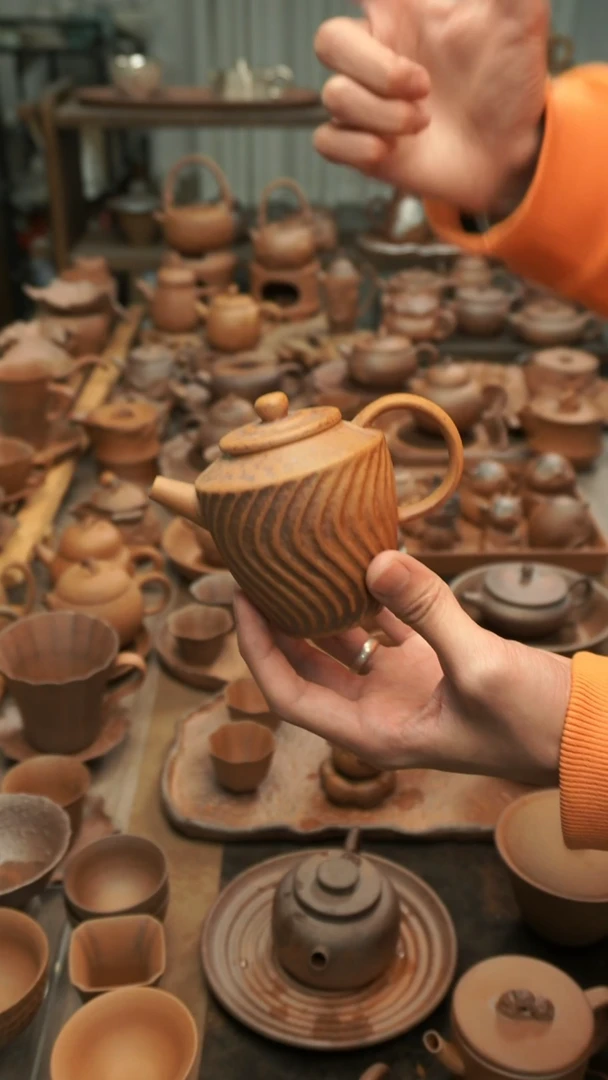 原矿老岩泥精工  孤烟壶150ml