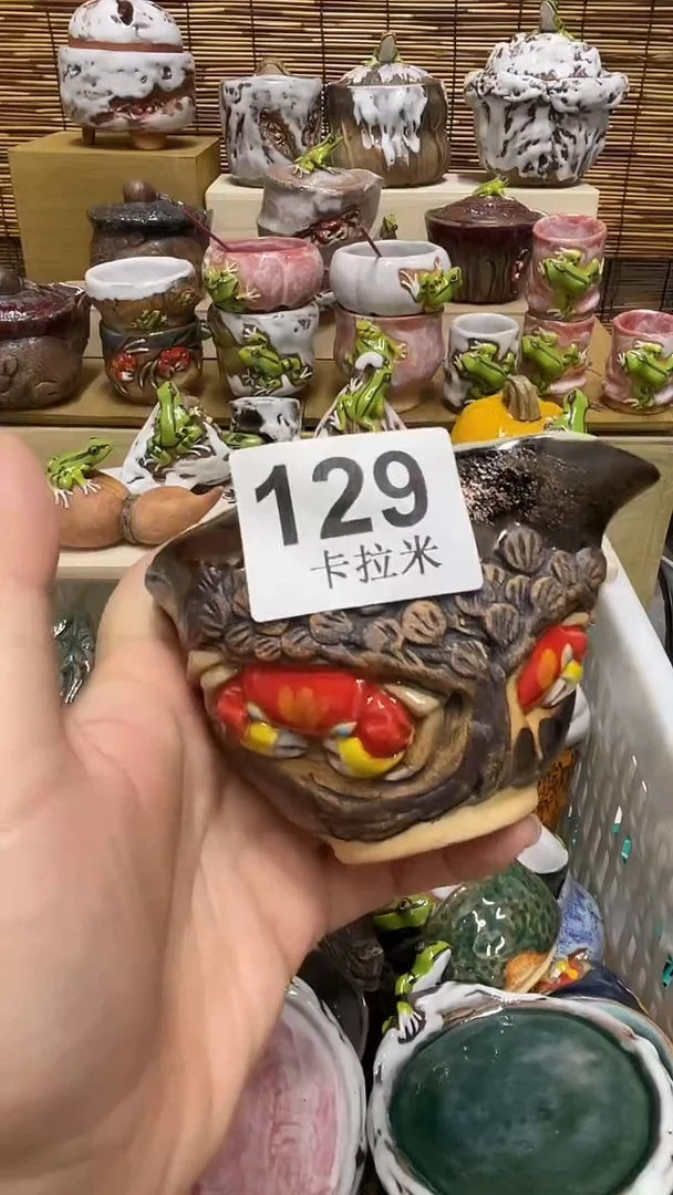 甜**甜129精美粗陶手工柴烧