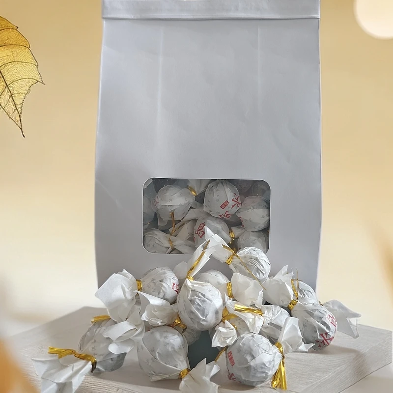 冰岛龙珠普洱生茶云南普洱春茶生普7g手工口粮小沱茶叶
