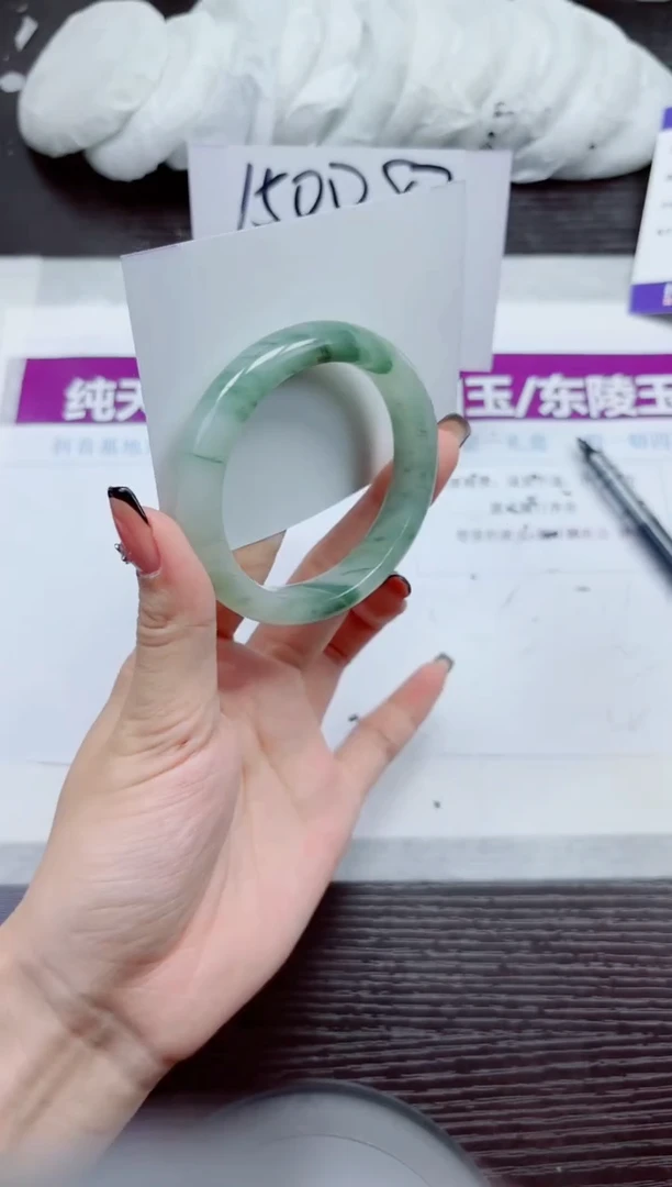 未镶嵌手镯石英质玉A39-54.55