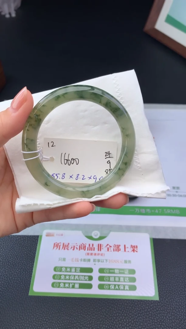未镶嵌手镯翡翠手镯