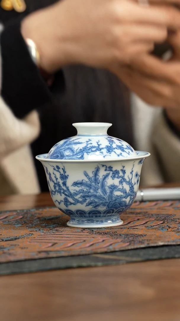 【闪购商品】望月怀古 松竹梅盖碗