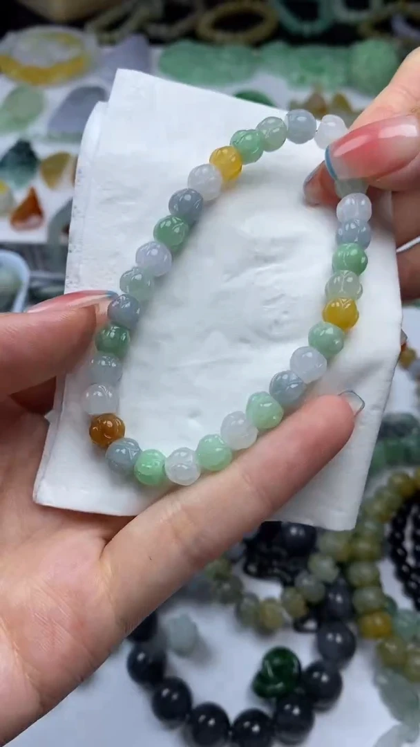 未镶嵌定制翡翠毛货定制不退不换