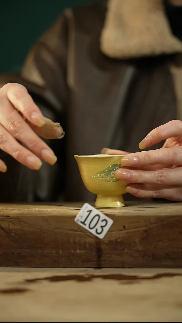 【闪购商品】瓷片凌波仙子 主人杯/设计师 牧渔 款