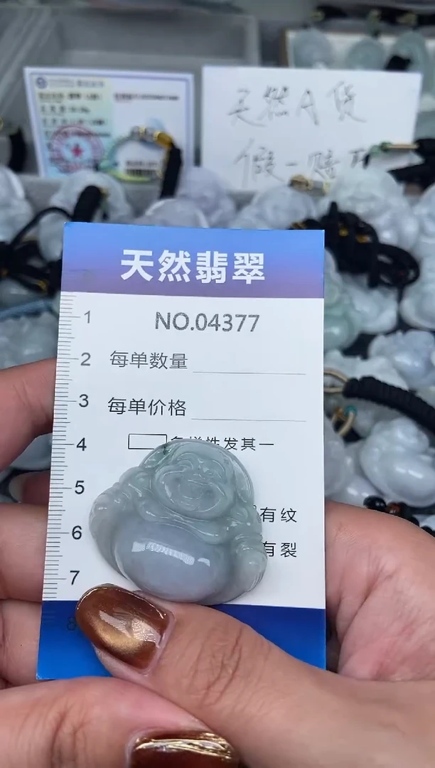颈饰未镶嵌翡翠纯天然A货翡翠4377