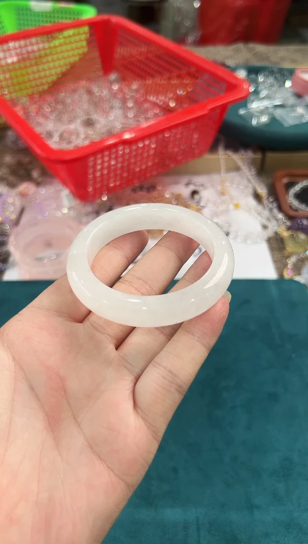 水晶手链未镶嵌白幽灵手镯