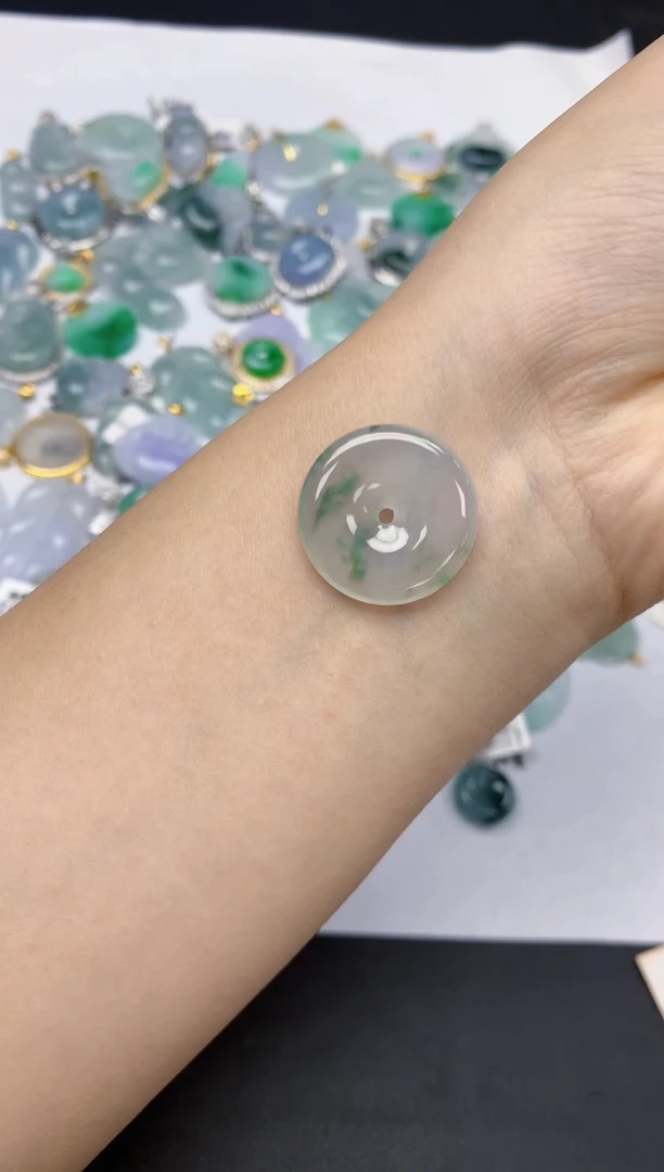 颈饰未镶嵌翡翠天然缅甸a货翡翠百元以上9元证书费自理