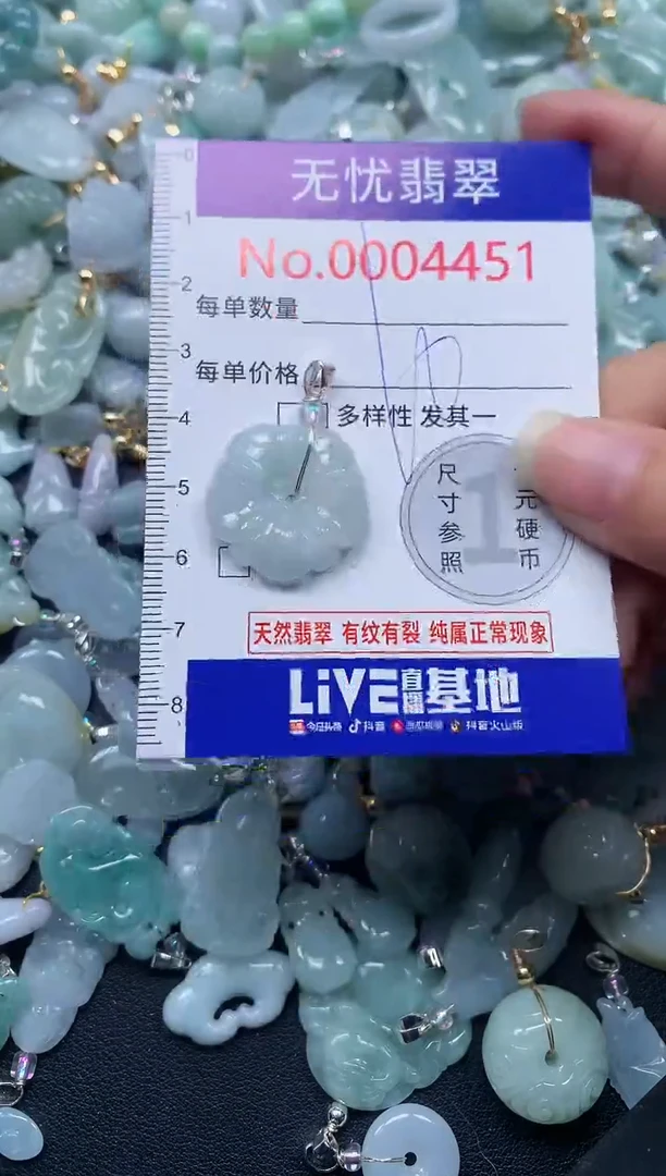 颈饰未镶嵌翡翠4451