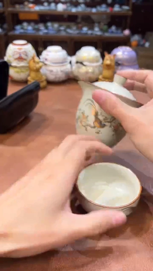 真的很便宜会开片的旅行茶具