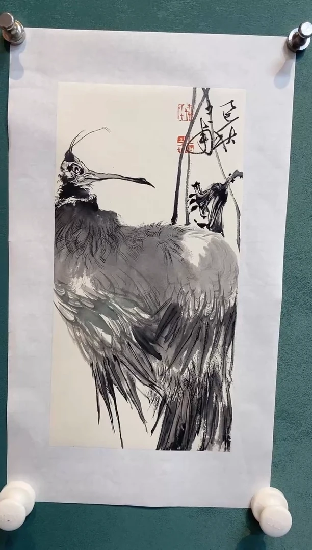 国画钱***爸秦少甫老师国画福利