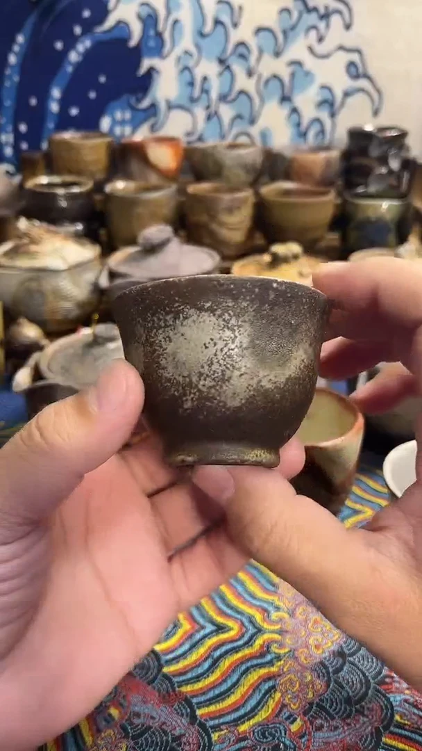 政一日式备前烧茶具茶周边