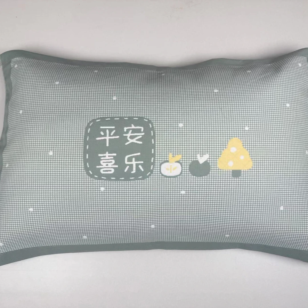细沙棉纱布枕巾一对装学生吸汗老式成人手感好柔软吸汗田园风大号