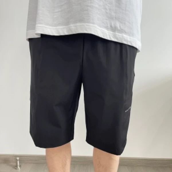 KOLPING 男士休闲五分短裤夏季薄款-KVP0887MBLK