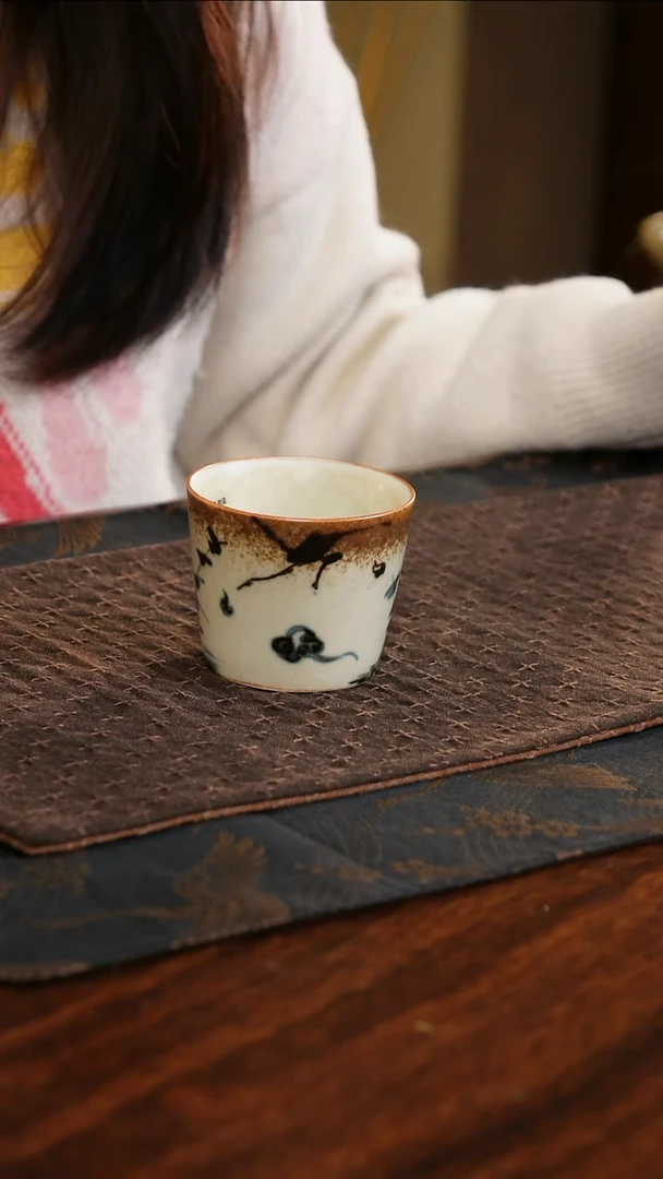 【闪购商品】杯子云鹤咖啡杯初见