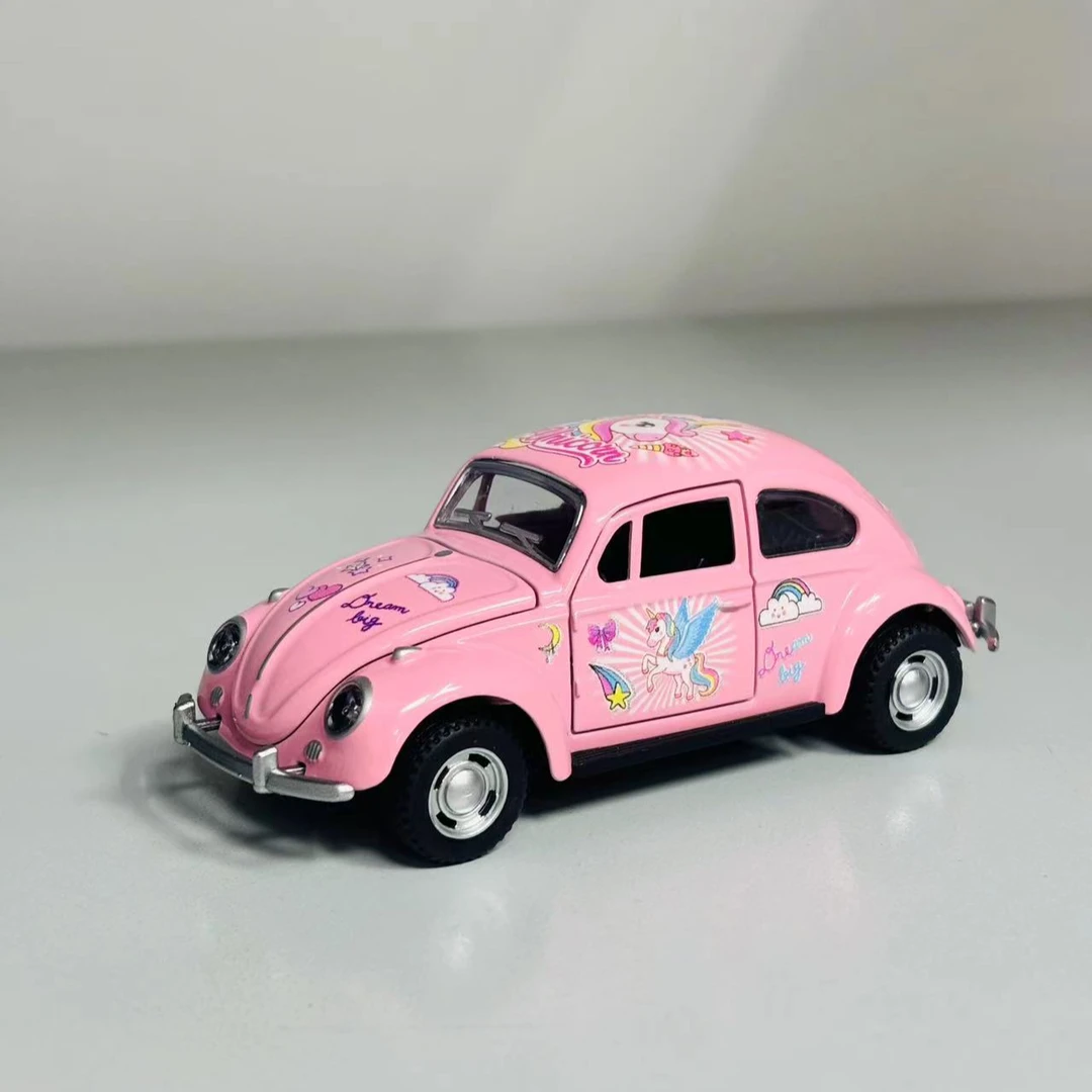 合金声光甲壳虫小马宝莉回力车J