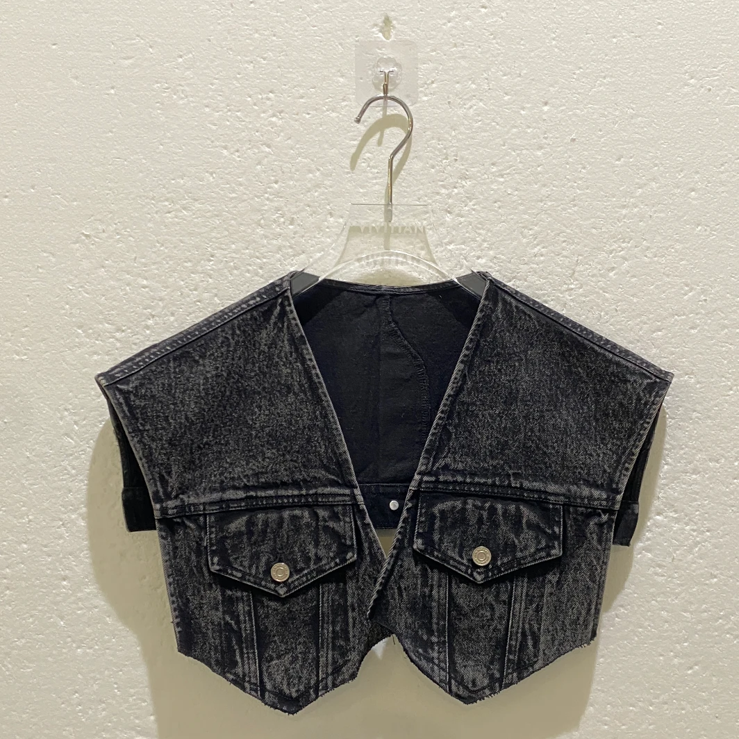 6116-时髦牛仔披肩