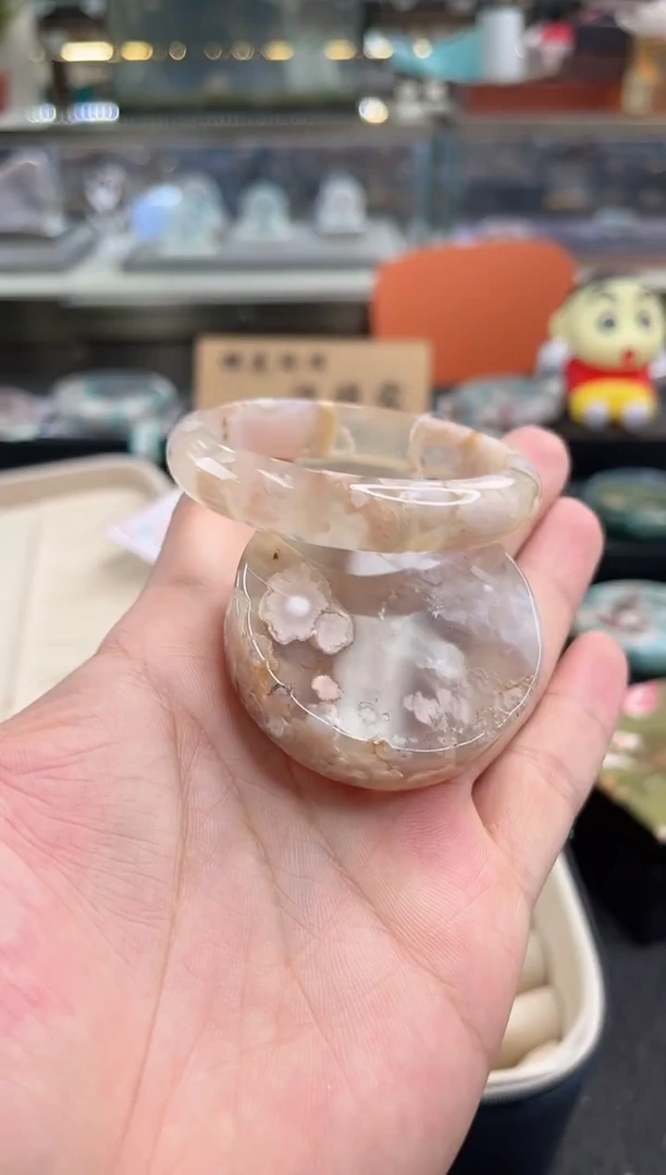 未镶嵌手镯石英质玉52圈口 （赠品镯心）3886775
