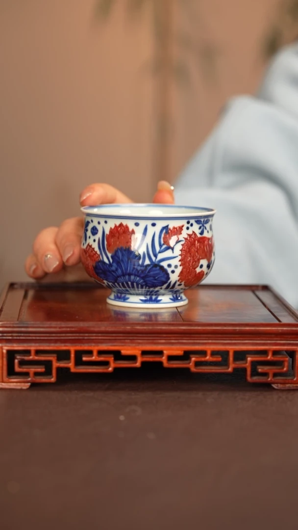 【闪购商品】杯子永明尚玩窑景德镇手工手绘陶瓷
