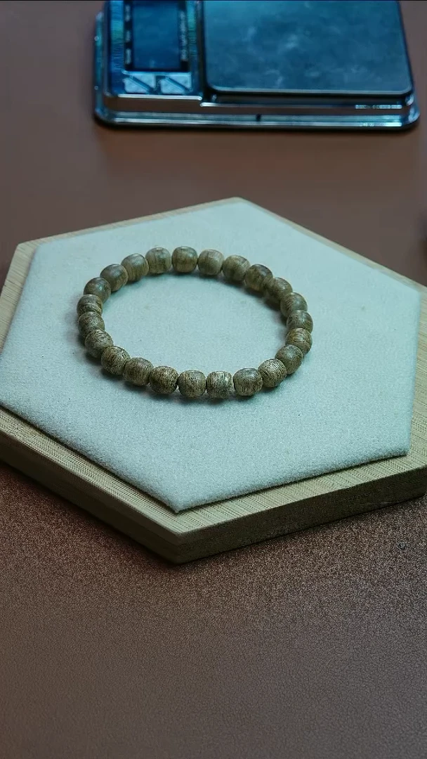 沉香手串开播王炸福利达拉干天然野生沉香桶珠