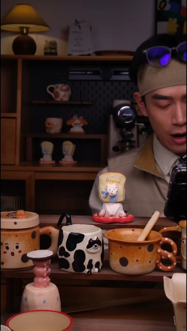 杯子陶景德镇可爱设计师款陶瓷47