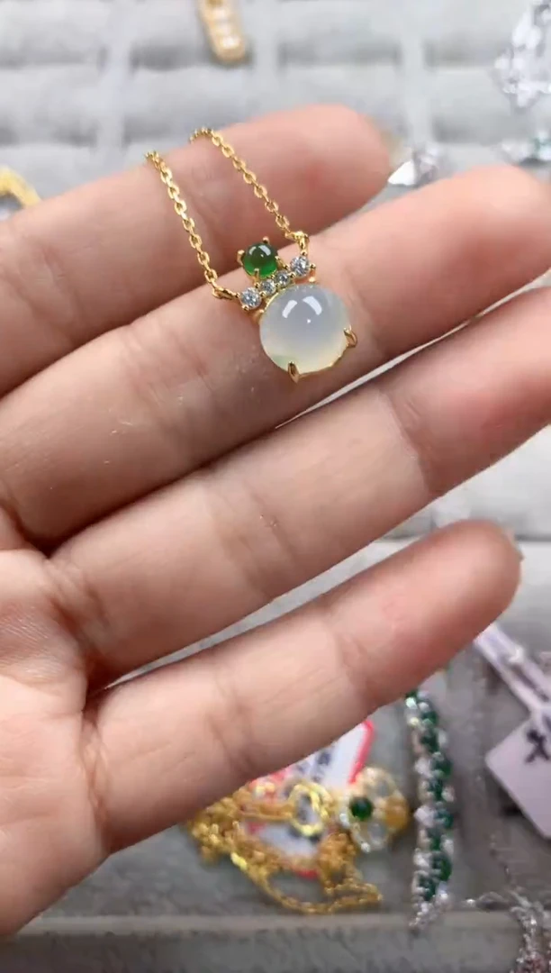 银S925镶嵌戒指翡翠4444----5