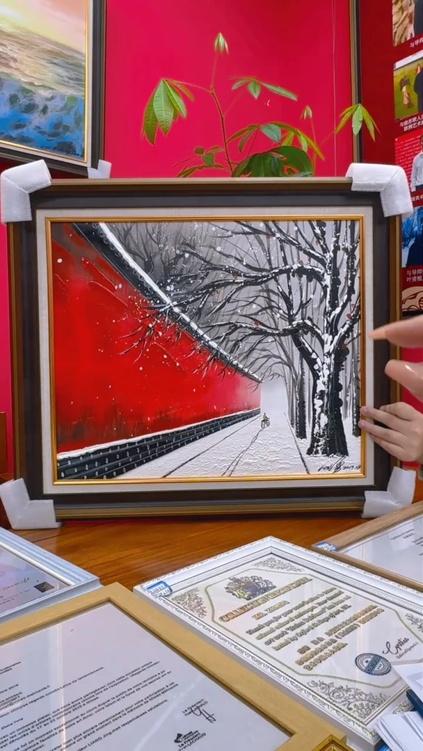 【闪购商品】国画张勇手绘油画