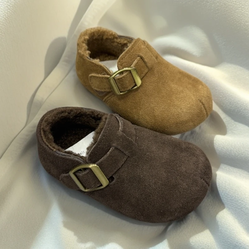 儿童学生博肯鞋时尚舒适加绒