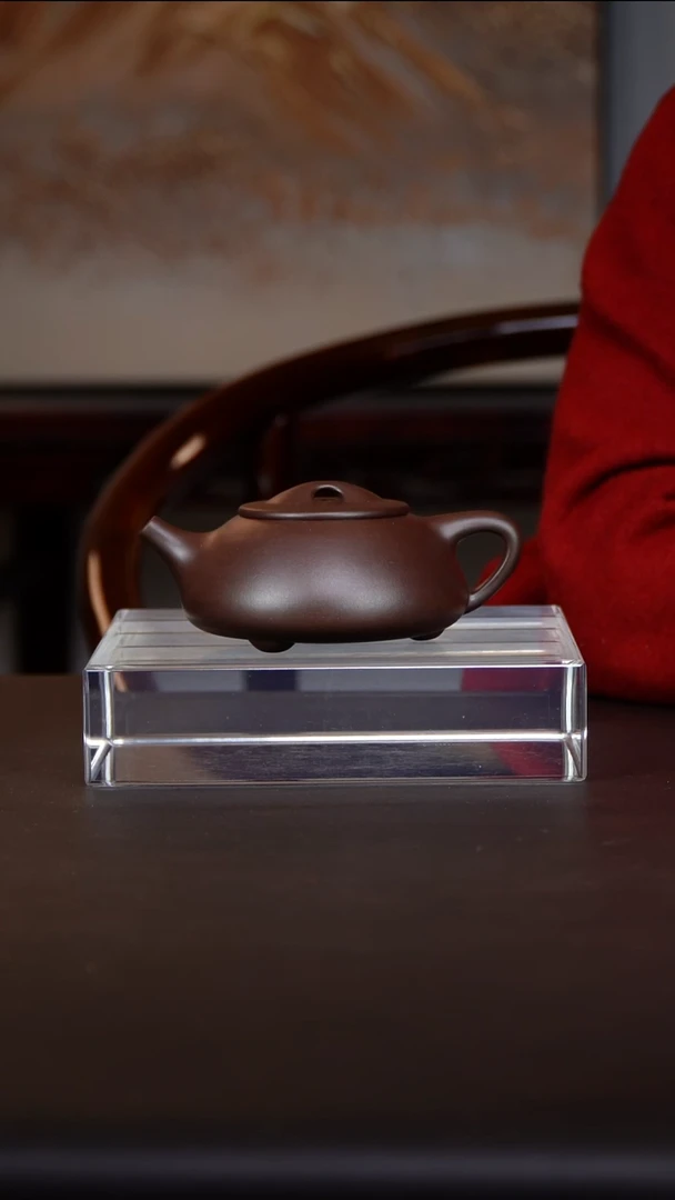 茶壶紫砂风**月宜兴紫砂壶（宽盖）