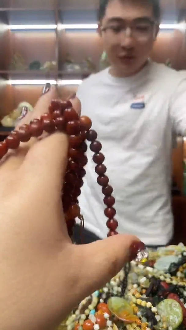 未镶嵌蛇纹石玉手串