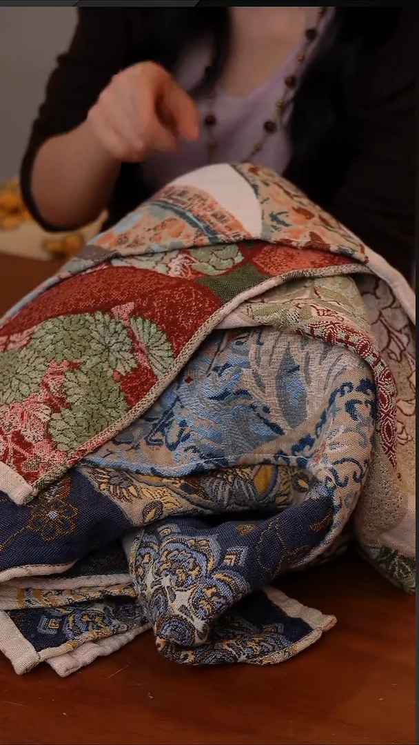 陶109-34×74四层纱大人毛巾*5