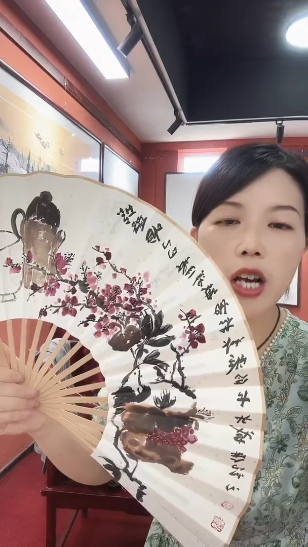 国画孟祥敏/花鸟/扇面