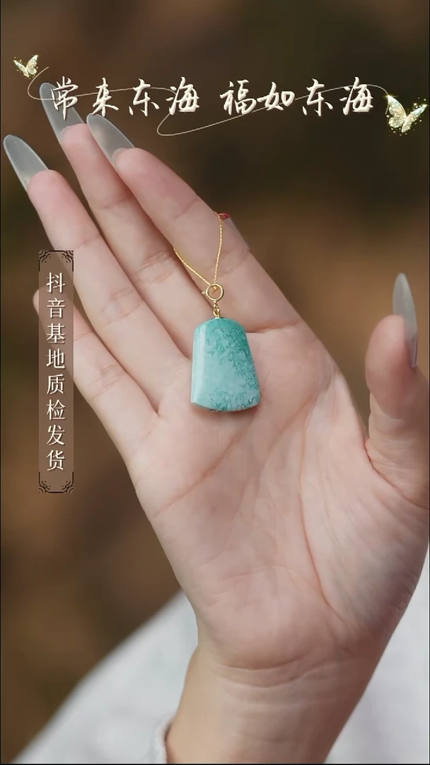 银S925镶嵌绿松石颈饰4多样性发其/