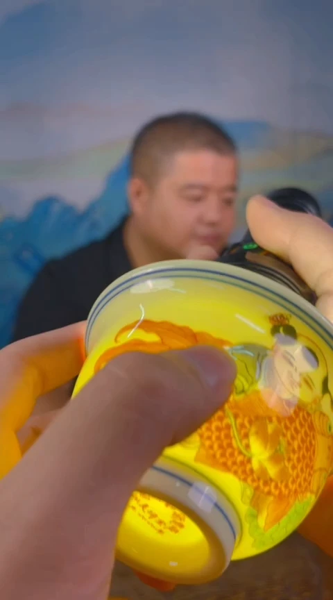 摆件景德镇陶瓷青花摆件100