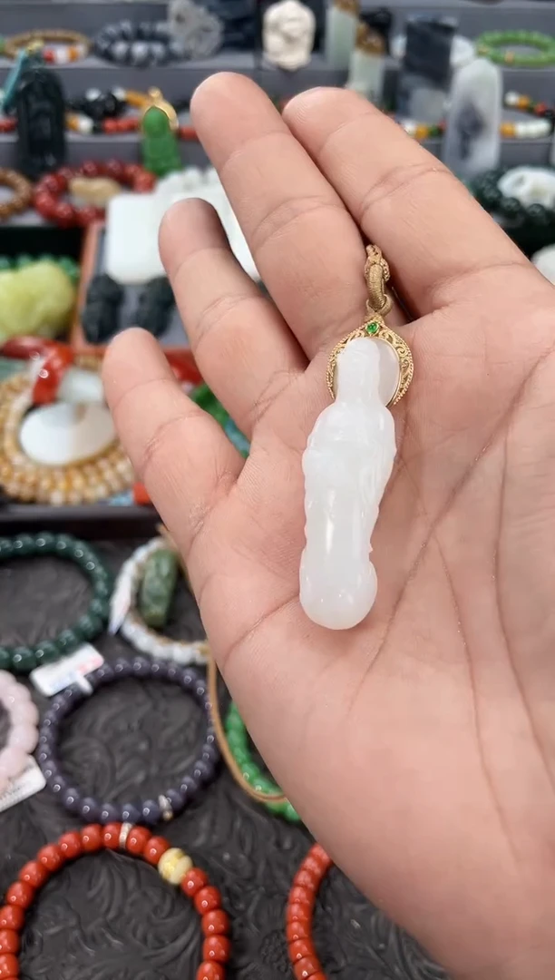 【闪购商品】和田玉配饰未镶嵌 多样性发一件6